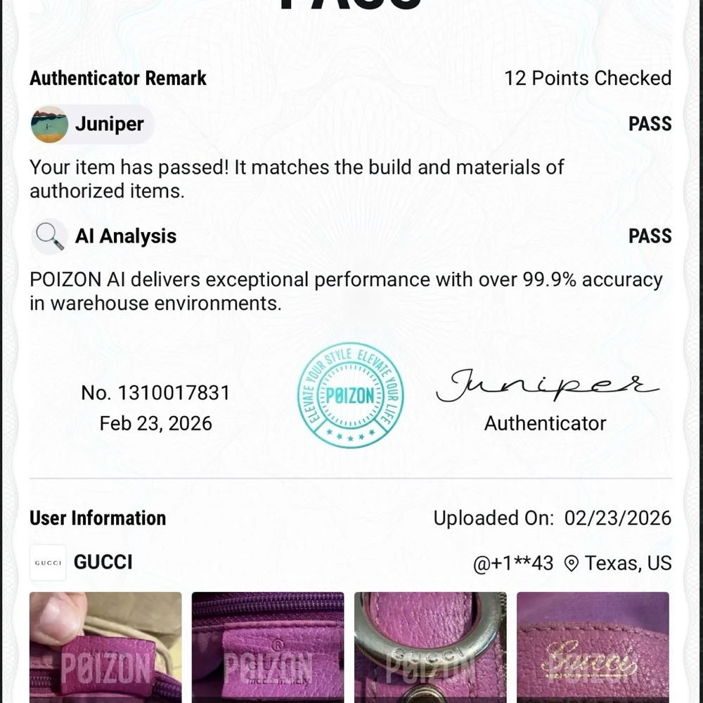 Gucci Abbey D-Ring Tote Bag canvas preowned - Picture 4 of 16